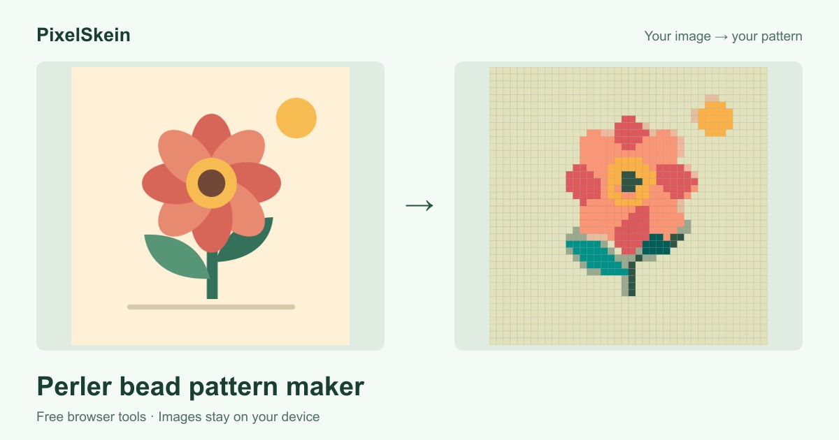 Free Perler Bead Pattern Maker — Photo to Bead Pattern